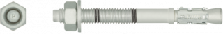 R-HPTII-ZF Анкер клиновий Throughbolt з антикорозійним цинк-ламельним покриттям